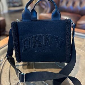 DKNY Black Handbag with Logo